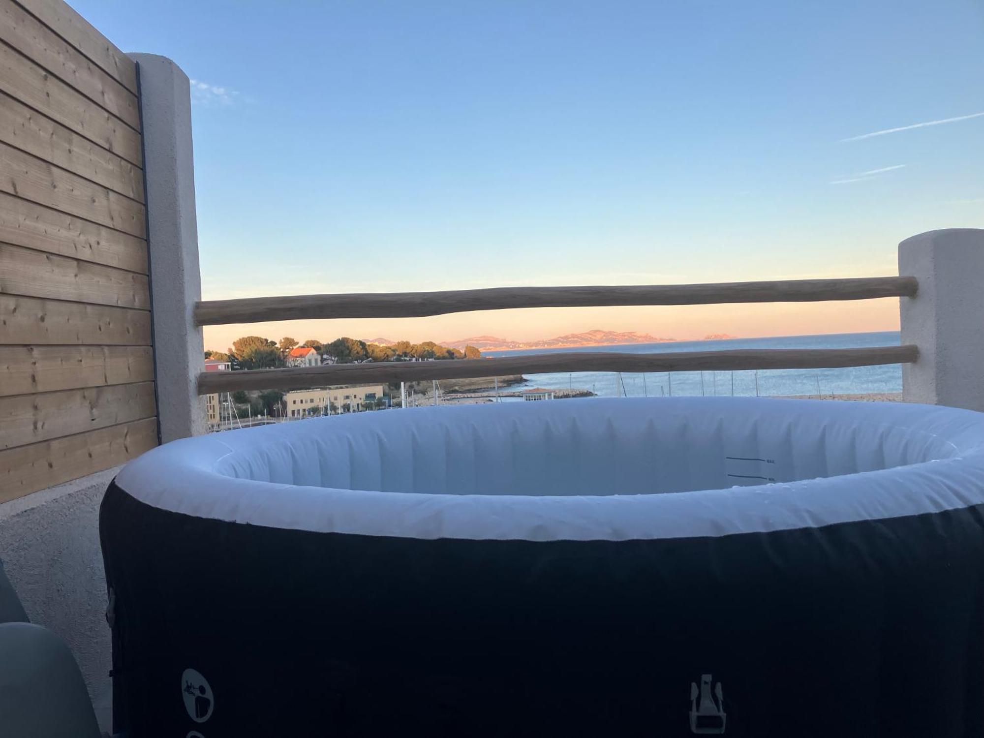 T2 Vue Sur Le Port Jacuzzi Terrasse Et Parking Apartment Carry-le-Rouet ภายนอก รูปภาพ